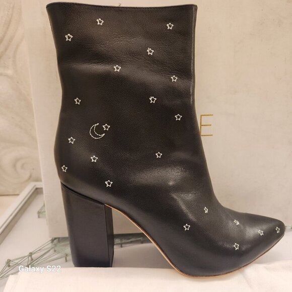 RAYE "Miles" Embroidered Black Leather boots. NIB. Size 10 - Picture 3 of 16
